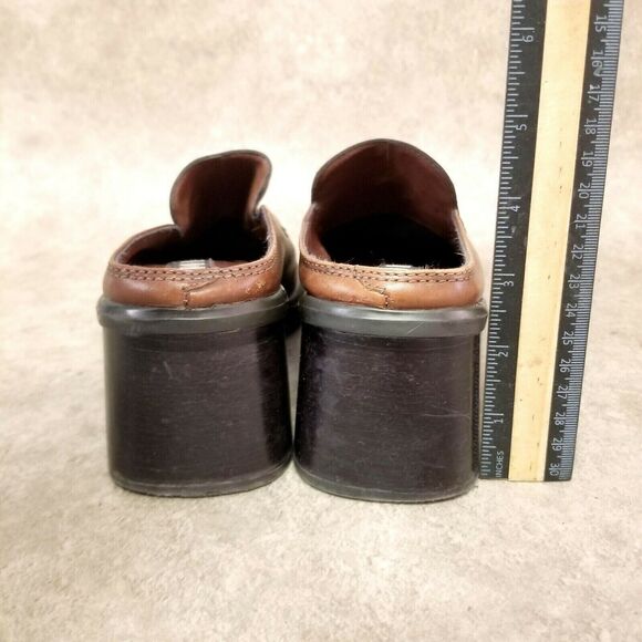 MIA Womens   Size 8 Brown  Slip On 3" Block Heel Mules - Picture 6 of 10